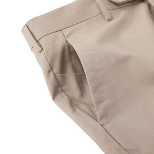 あす着] ベルウィッチ BERWICH ノープリーツスラックス コットンパンツ