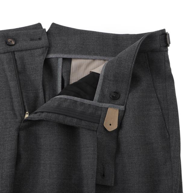 あす着] ベルウィッチ BERWICH ツープリーツ スラックス ウールパンツ