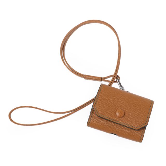 ヴァレクストラ　ストラップ付 エアポッズプロケース　チャームAirPodsPro あす着] ヴァレクストラ Valextra AirPods Pro ケース バッグチャーム