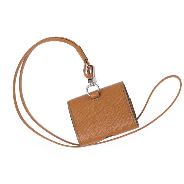 ヴァレクストラ　ストラップ付 エアポッズプロケース　チャームAirPodsPro あす着] ヴァレクストラ Valextra AirPods Pro ケース バッグチャーム