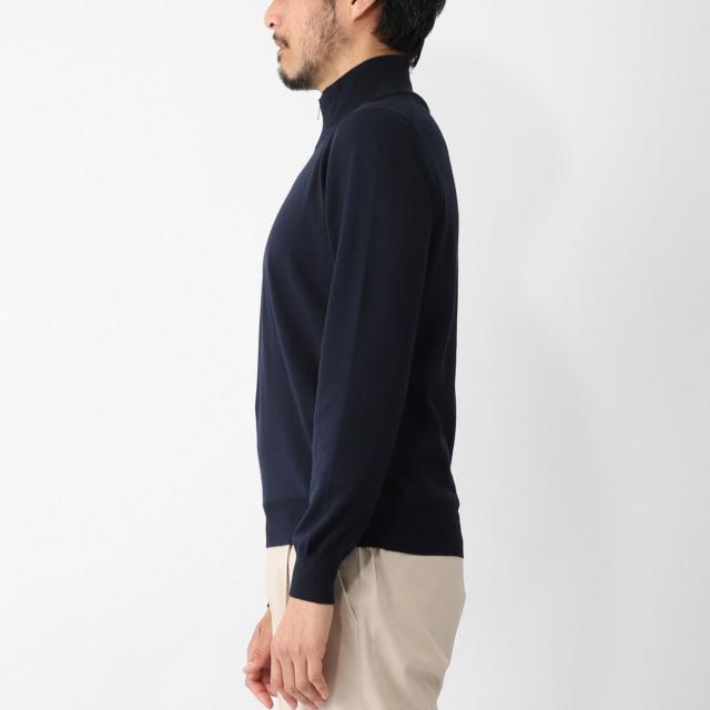 グランサッソ Gran Sasso ハーフジップニット メンズ