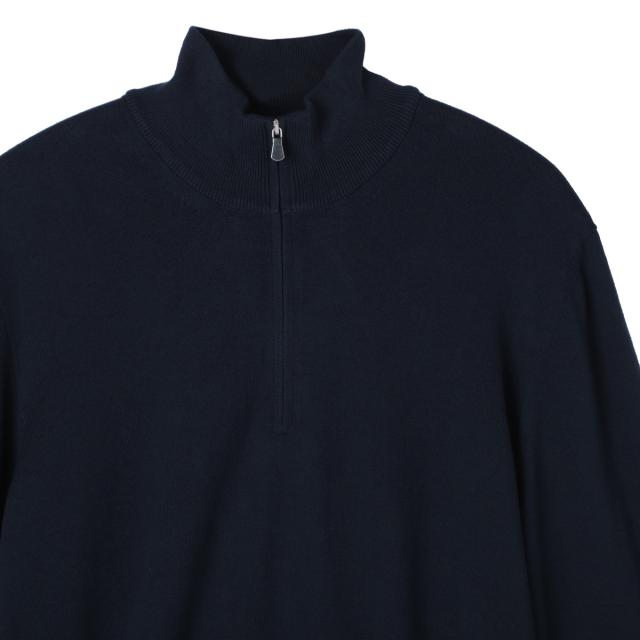 グランサッソ Gran Sasso ハーフジップニット メンズ