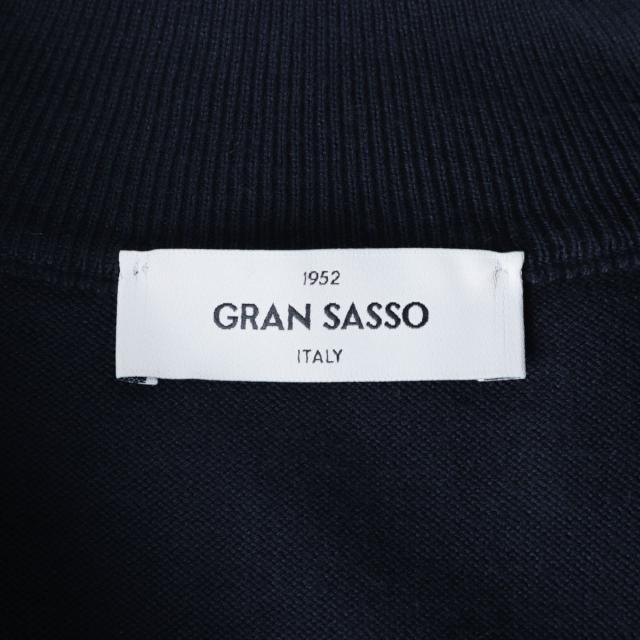 グランサッソ Gran Sasso ハーフジップニット メンズ