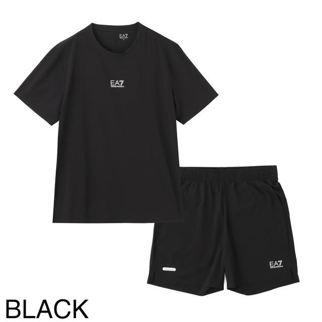 [あす着] エンポリオアルマーニ EA7 EMPORIO ARMANI セットアップ メンズ VENTUS7 M TEE-SHORTS KIT あす着] エンポリオアルマーニ EA7 EMPORIO ARMANI セットアップ