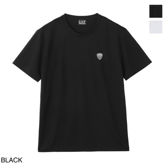 『ネコポス対応(1点まで)』[あす着] エンポリオアルマーニ EA7 EMPORIO ARMANI クルーネックTシャツ メンズ PREMIUM SHIELD