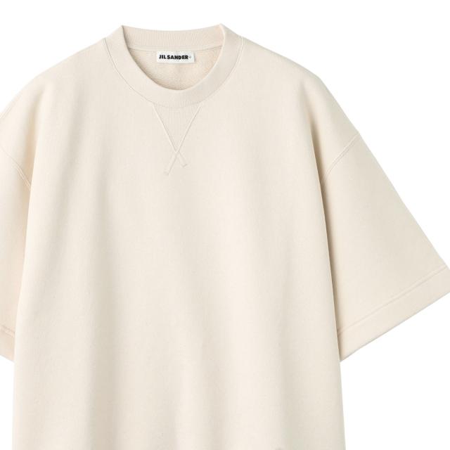 [あす着] ジルサンダー JIL SANDER クルーネックTシャツ メンズ T-SHIRT CN SS EMB あす着] ジルサンダー JIL SANDER クルーネックTシャツ メンズ T-SHIRT