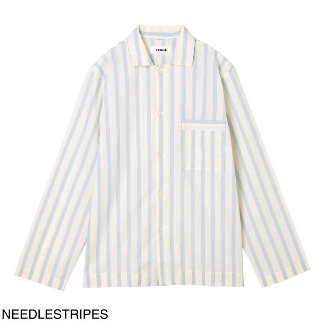 テクラ TEKLA パジャマ シャツ カジュアルシャツ メンズ レディース POPLIN LONG-SLEEVED SHIRT_1