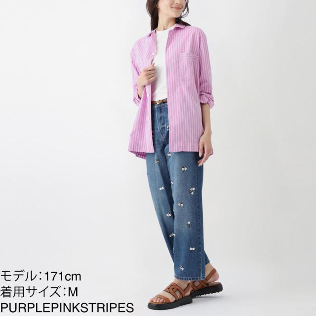 テクラ TEKLA パジャマ シャツ カジュアルシャツ メンズ レディース POPLIN LONG-SLEEVED SHIRT_3