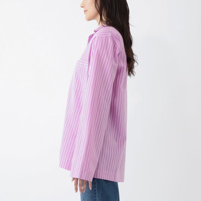 テクラ TEKLA パジャマ シャツ カジュアルシャツ メンズ レディース POPLIN LONG-SLEEVED SHIRT_5