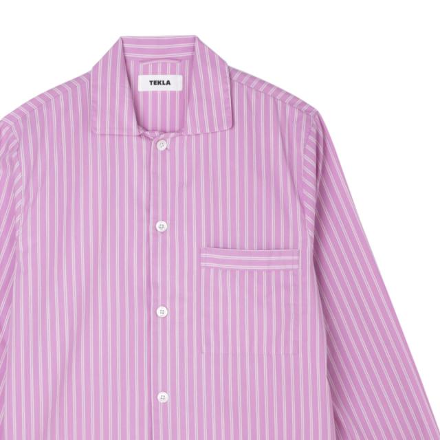 テクラ TEKLA パジャマ シャツ カジュアルシャツ メンズ レディース POPLIN LONG-SLEEVED SHIRT_9
