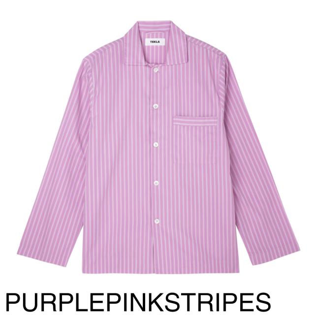 テクラ TEKLA パジャマ シャツ カジュアルシャツ メンズ レディース POPLIN LONG-SLEEVED SHIRT_17