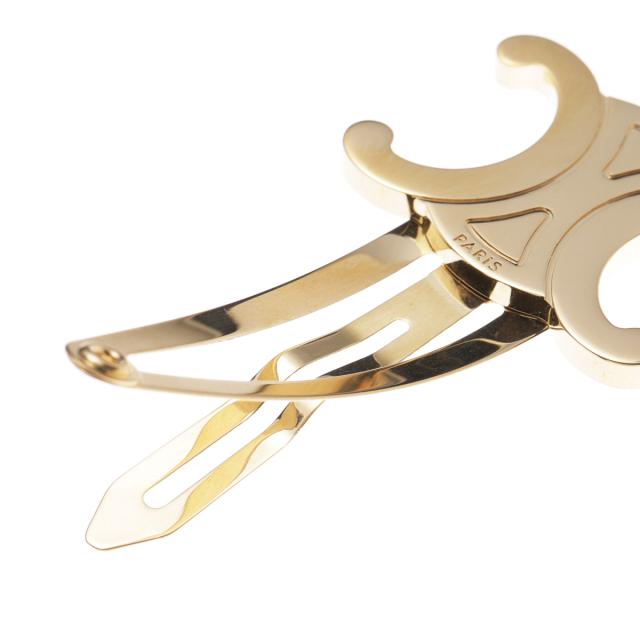 あす着] セリーヌ CELINE ヘアクリップ 2点セット レディース SNAP