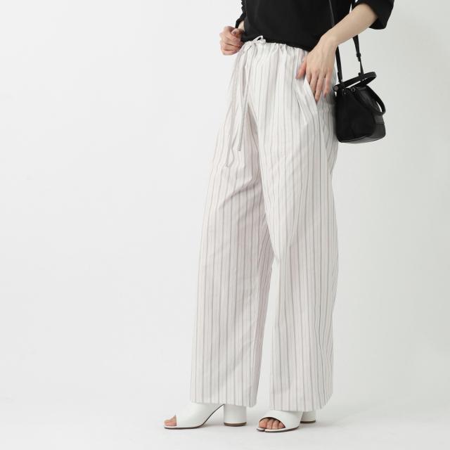 ザロウ THE ROW パンツ THE ROW ブラック サルエルパンツ THE ROW