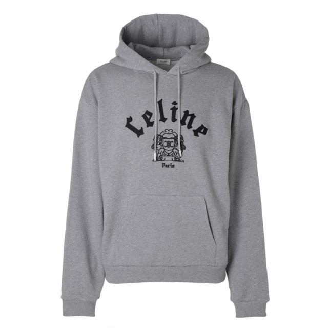 [あす着] セリーヌ CELINE パーカ フーディ メンズ HOODIE LOOSE BLASON GOTHIQUE