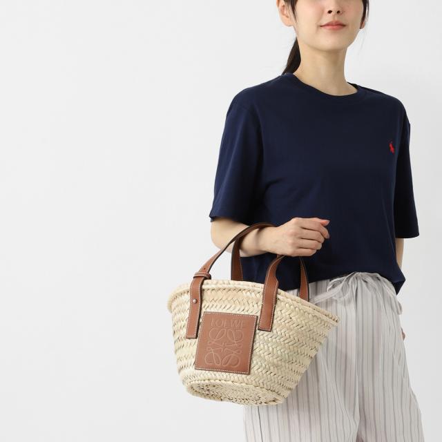 [あす着] ロエベ LOEWE バスケットバッグ かごバッグ レディース BASKET SMALL BAG