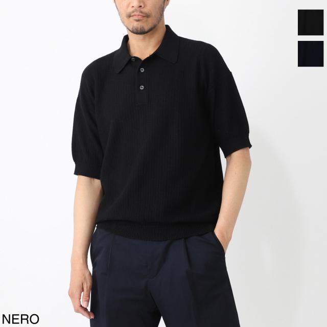 [あす着] チルコロ CIRCOLO 1901 ニットポロシャツ メンズ