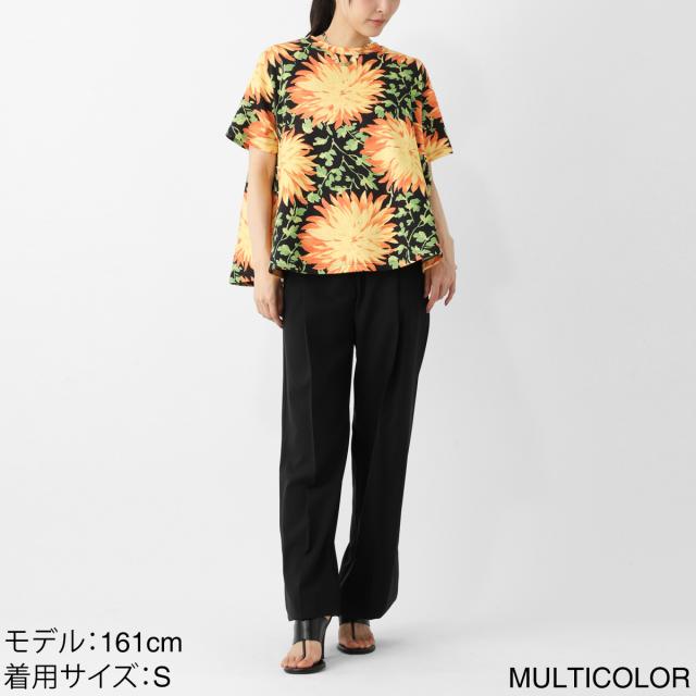 [あす着] ロエベ LOEWE クルーネック Tシャツ レディース TRAPEZE TOP あす着] ロエベ LOEWE クルーネック Tシャツ レディース TRAPEZE TOP
