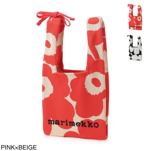 [あす着] マリメッコ marimekko トートバッグ レディース KNITTED MINI TOTE UNIKKO
