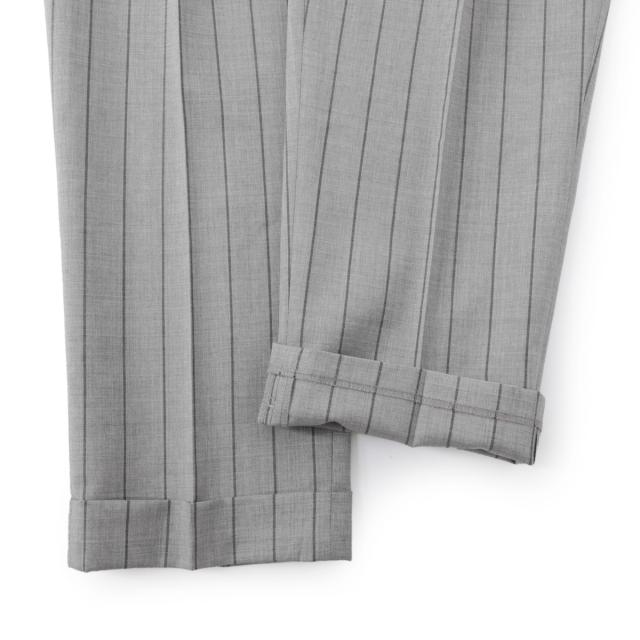 あす着] ベルウィッチ BERWICH ツープリーツ スラックス ウールパンツ