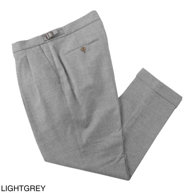 あす着] ベルウィッチ BERWICH ツープリーツ スラックス メンズ OCCHIO