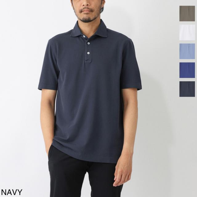 Cruciani ネイビー ポロシャツ 半袖 あす着] クルチアーニ Cruciani ポロシャツ メンズの通販はau