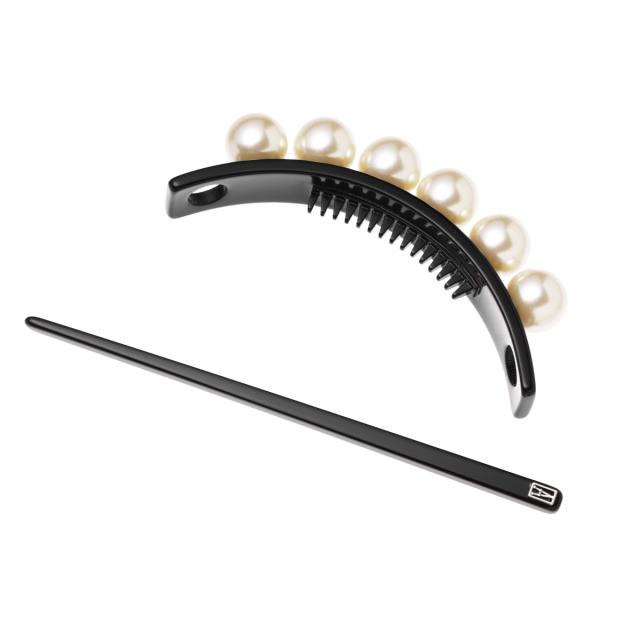 アレクサンドルドゥパリ ALEXANDRE DE PARIS バレッタ レディース TIMELESS LES PERLES OVERSIZE BARRETTE ITALIENNE PERLEE_6