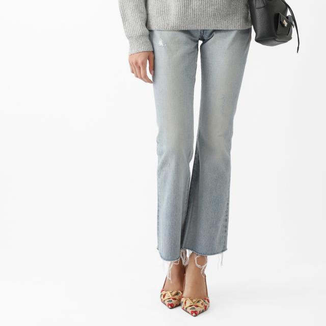 [あす着] セリーヌ CELINE ジップフライジーンズ フレアジーンズ レディース DYLAN FLARED JEANS