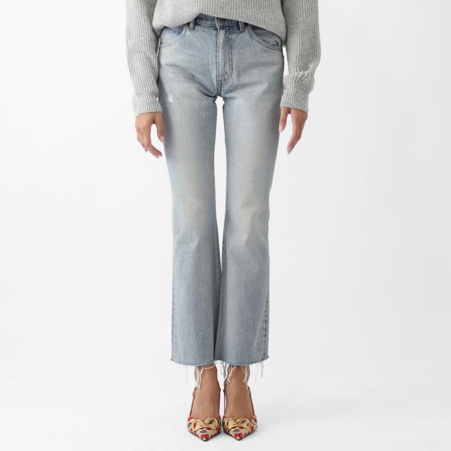 あす着] セリーヌ CELINE ジップフライジーンズ フレアジーンズ