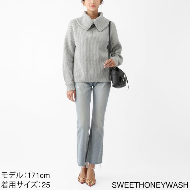 あす着] セリーヌ CELINE ジップフライジーンズ フレアジーンズ