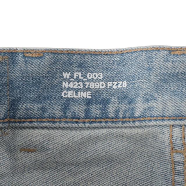 あす着] セリーヌ CELINE ジップフライジーンズ フレアジーンズ