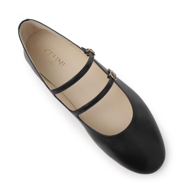 あす着] セリーヌ CELINE バレエシューズ メリージェーン レディース