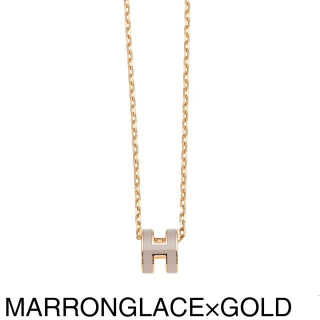 エルメス HERMES ネックレス レディース MINI POP H PENDANT_9