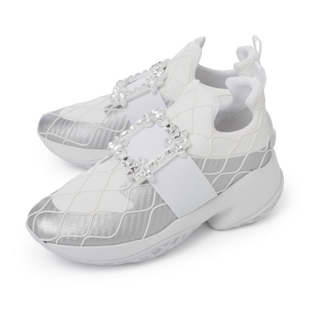 [あす着] ロジェヴィヴィエ ROGER VIVIER スニーカー レディース VIV RUN STRASS TECHNICAL