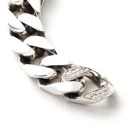 ガーデル GARDEL ブレスレット メンズ レディース DIAMOND LINK WIDE_4