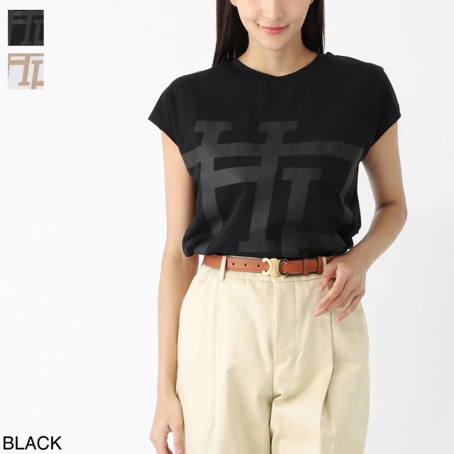 [あす着] ヘルノ HERNO クルーネックTシャツ フレンチスリーブTシャツ レディース