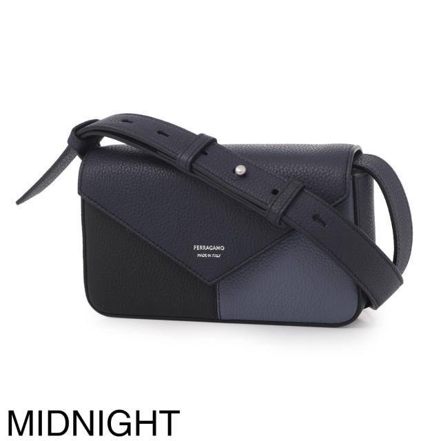 フェラガモ FERRAGAMO ショルダーバッグ 3WAY クラッチバッグ メンズ