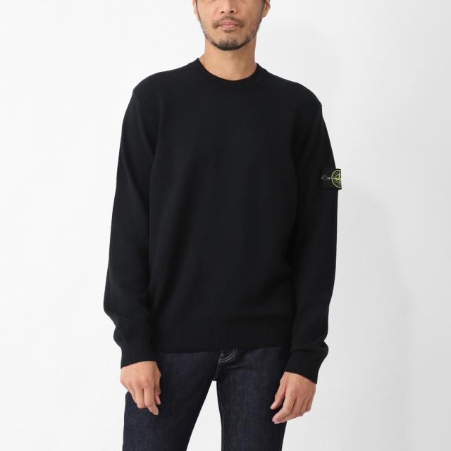 [あす着] ストーンアイランド STONE  クルーネック ニット メンズ 5100001 STRETCH RWS WOOL