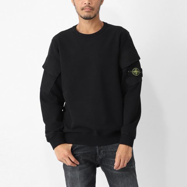 [あす着] ストーンアイランド STONE  スウェットシャツ メンズ 6100008 BRUSHED ORGANIC COTTON FLEECE