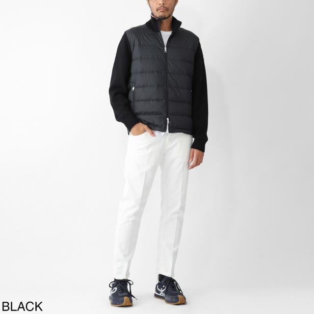 あす着] モンクレール MONCLER ダウン切り替え ジップアップ