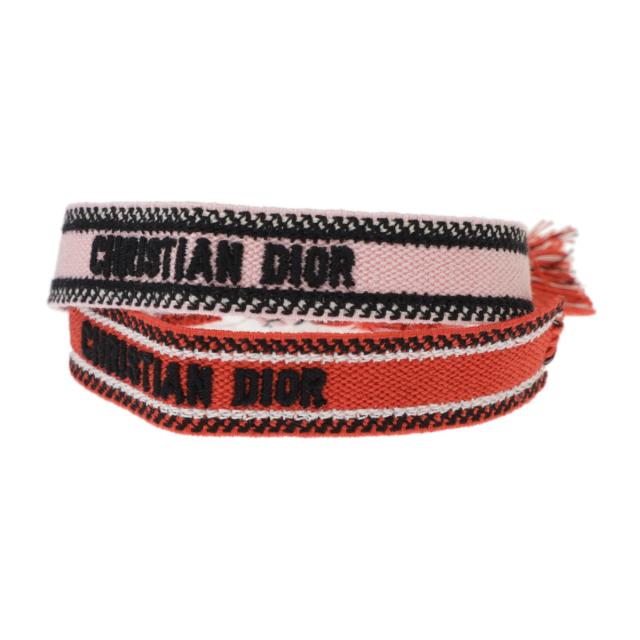 Christian Dior 刺繍ブレスレット 2点セット　ディオール 210.jpg