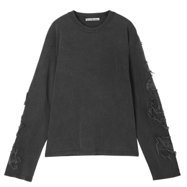 [あす着] アクネ ACNE STUDIOS クルーネック 長袖Tシャツ メンズ