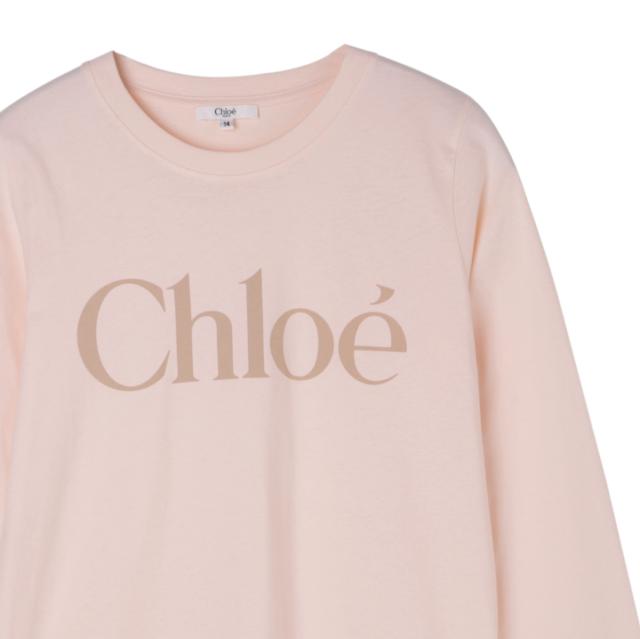 あす着] クロエ Chloe クルーネック 長袖Tシャツ KIDS キッズ ガールズ