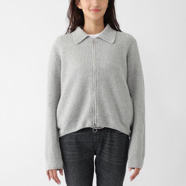 ジョンスメドレー JOHN SMEDLEY ジップアップ ニットブルゾン