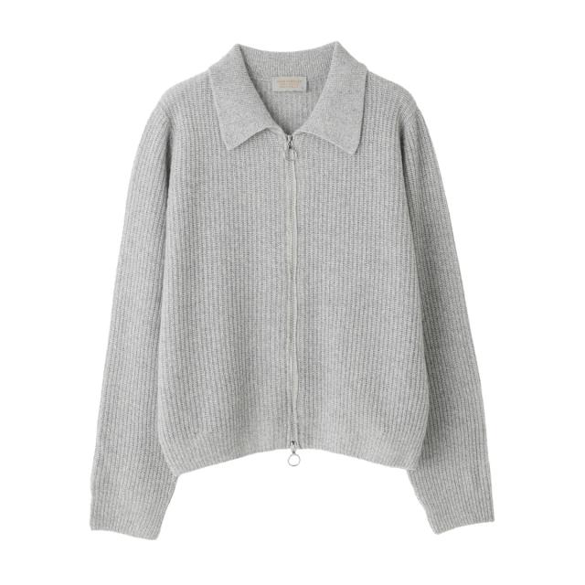 ジョンスメドレー JOHN SMEDLEY ジップアップ ニットブルゾン レディース DISLEY エコカシミヤ 7ゲージ