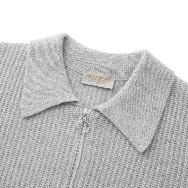ジョンスメドレー JOHN SMEDLEY ジップアップ ニットブルゾン レディース DISLEY エコカシミヤ 7ゲージ