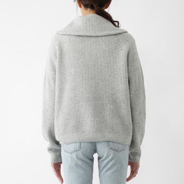 ジョンスメドレー JOHN SMEDLEY ハーフジップ ニット レディース NEWRY エコカシミヤ 7ゲージ
