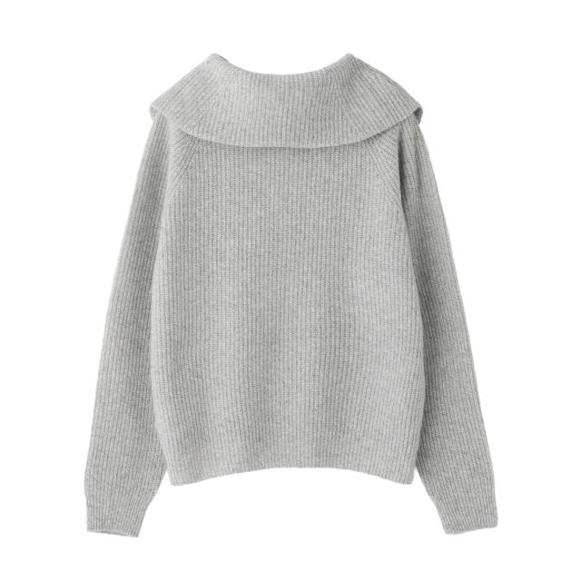 ジョンスメドレー JOHN SMEDLEY ハーフジップ ニット レディース NEWRY エコカシミヤ 7ゲージ