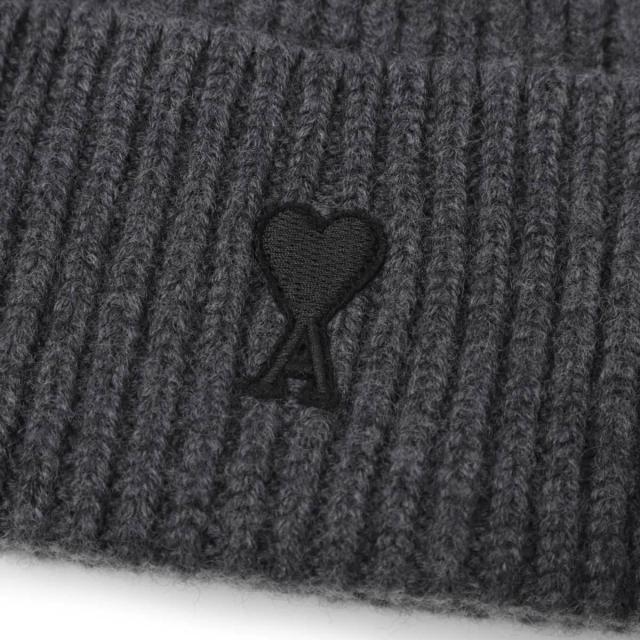 アミ AMI ニットキャップ ビーニー メンズ レディース AMI DE COEUR BEANIE_3