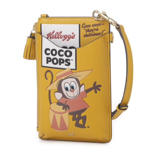[あす着] アニヤ・ハインドマーチ ANYA HINDMARCH スマートフォンポーチ レディース COCOPOPS ZIP PHONE POACH