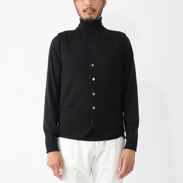 [あす着] グランサッソ Gran Sasso ニットベスト メンズ GILET MONO PETTO あす着] グランサッソ Gran Sasso ニットベスト メンズ GILET MONO